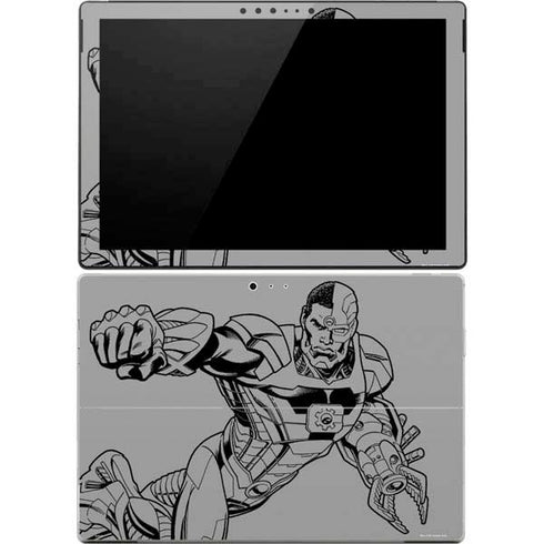 DC Comics Cyborg Comic Pop Surface Pro 4 Skin