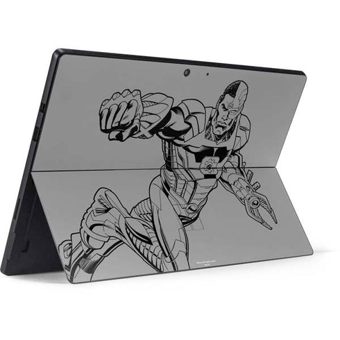 DC Comics Cyborg Comic Pop Surface Pro 7 Skin