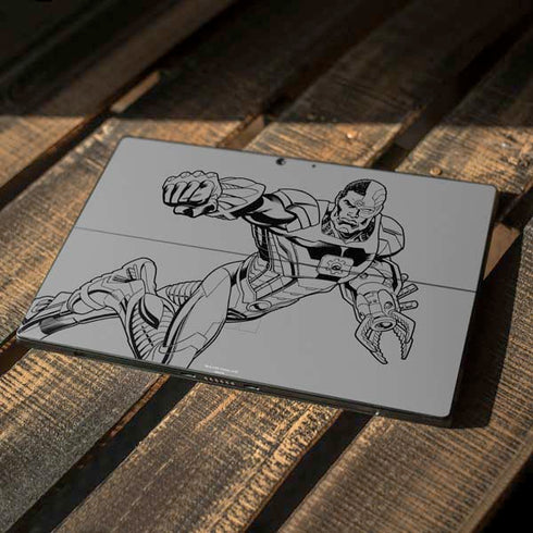 DC Comics Cyborg Comic Pop Surface Pro 7 Skin