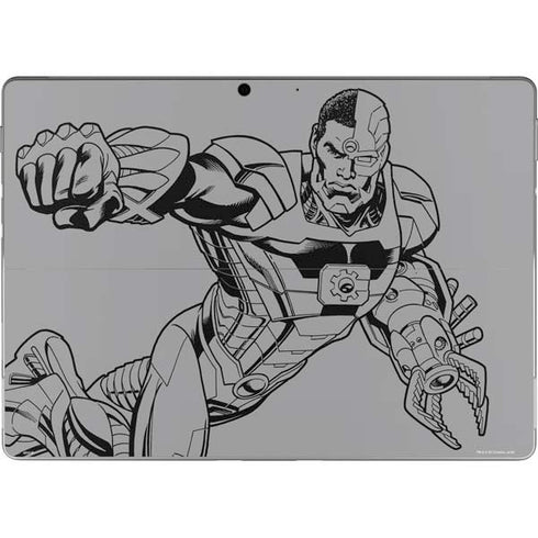 DC Comics Cyborg Comic Pop Surface Pro 9 Skin