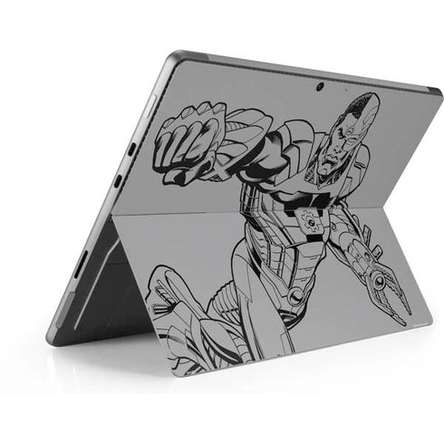 DC Comics Cyborg Comic Pop Surface Pro 9 Skin
