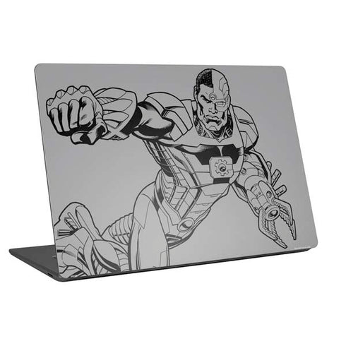 DC Comics Cyborg Comic Pop Universal Laptop 12in (9.8 x 6.8in) Skin