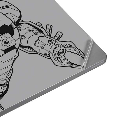 DC Comics Cyborg Comic Pop Universal Laptop 12in (9.8 x 6.8in) Skin