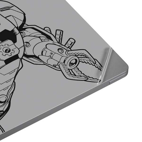 DC Comics Cyborg Comic Pop Universal Laptop 13in (10.6 x 7.6in) Skin