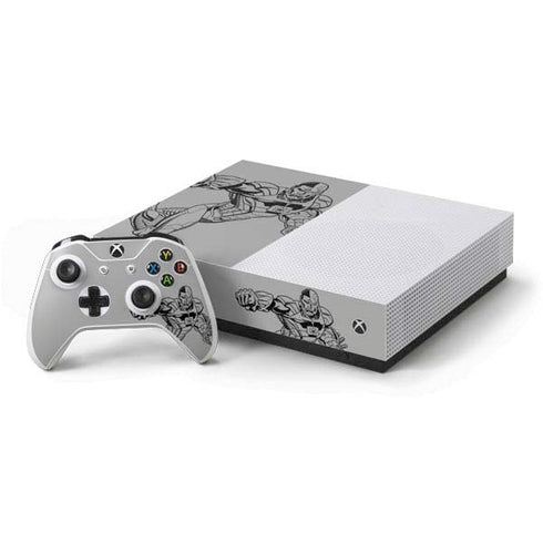 DC Comics Cyborg Comic Pop Xbox One S All-Digital Edition Bundle Skin