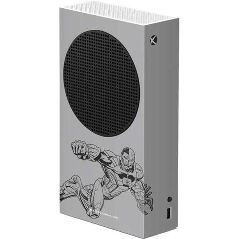 DC Comics Cyborg Comic Pop Xbox Series S Console Skin
