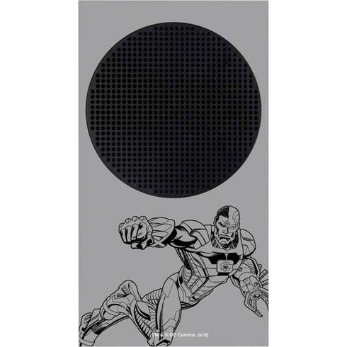 DC Comics Cyborg Comic Pop Xbox Series S Console Skin