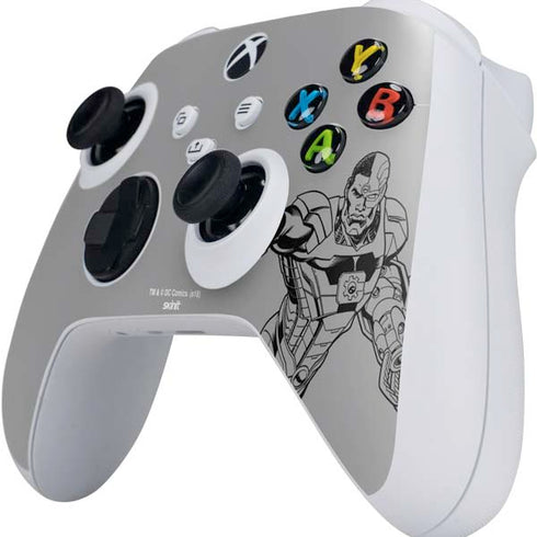 DC Comics Cyborg Comic Pop Xbox Series S Controller Skin