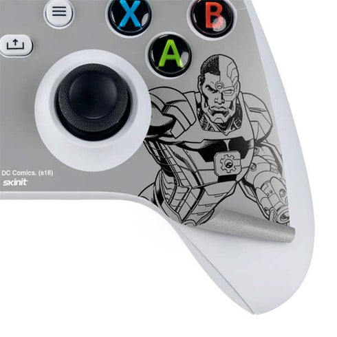 DC Comics Cyborg Comic Pop Xbox Series S Controller Skin