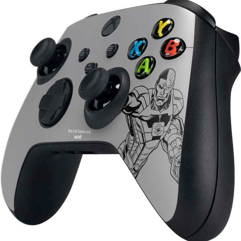 DC Comics Cyborg Comic Pop Xbox Series X Controller Skin