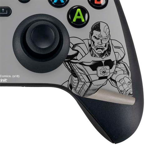 DC Comics Cyborg Comic Pop Xbox Series X Controller Skin