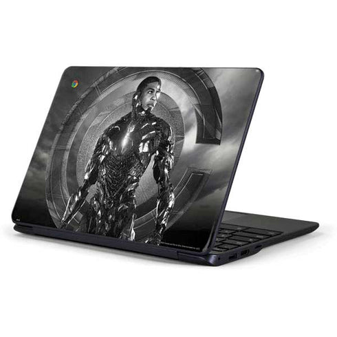 The Justice League (2017) Cyborg Poster Samsung Chromebook Skin