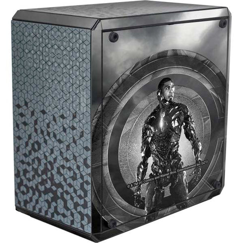 The Justice League (2017) Cyborg Poster Cooler Master MasterBox Q300L Mini Tower Skin