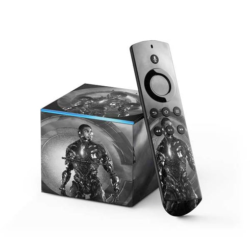 The Justice League (2017) Cyborg Poster Fire TV Cube Skin