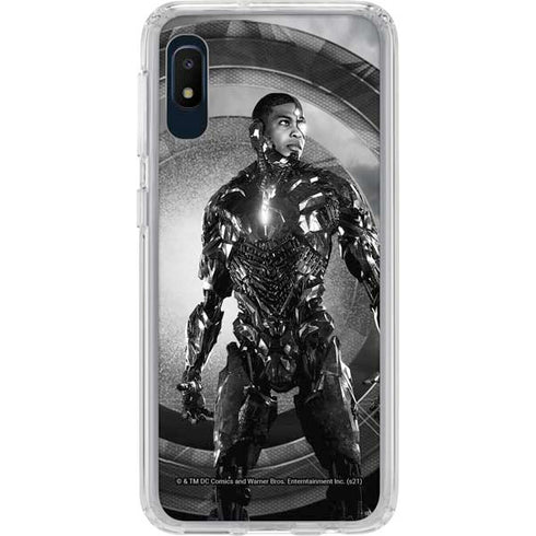 The Justice League (2017) Cyborg Poster Galaxy A10e Clear Case