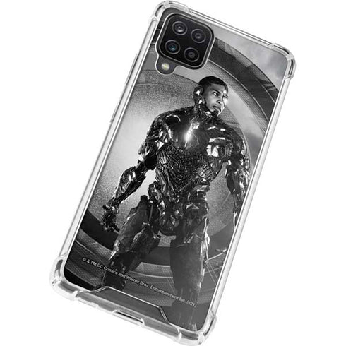 The Justice League (2017) Cyborg Poster Galaxy A12 Clear Case