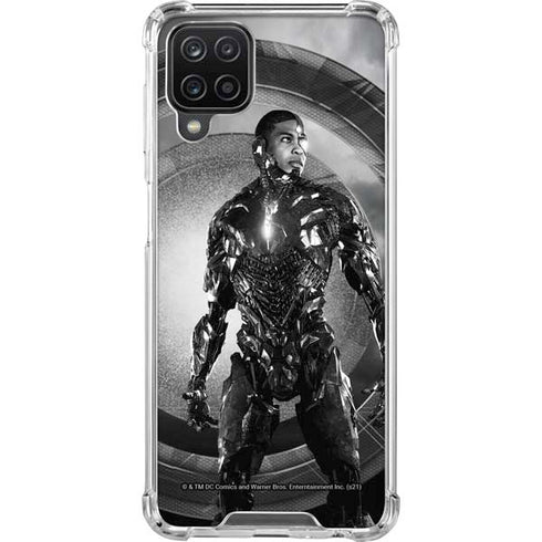 The Justice League (2017) Cyborg Poster Galaxy A12 Clear Case