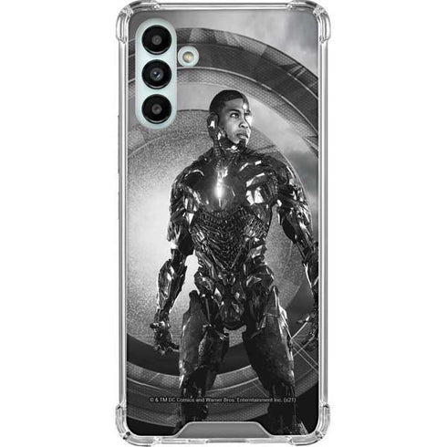 The Justice League (2017) Cyborg Poster Galaxy A13 5G Clear Case