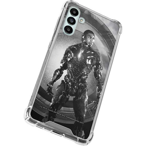 The Justice League (2017) Cyborg Poster Galaxy A13 5G Clear Case