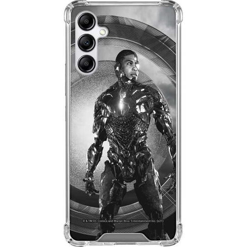 The Justice League (2017) Cyborg Poster Galaxy A14 5G Clear Case