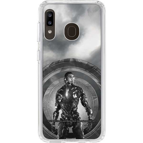 The Justice League (2017) Cyborg Poster Galaxy A20 Clear Case