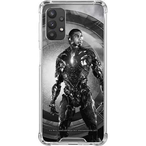 The Justice League (2017) Cyborg Poster Galaxy A32 5G Clear Case