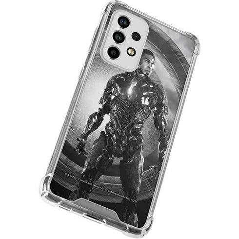 The Justice League (2017) Cyborg Poster Galaxy A33 5G Clear Case