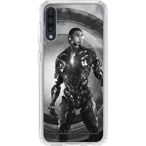 The Justice League (2017) Cyborg Poster Galaxy A50 Clear Case