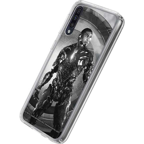 The Justice League (2017) Cyborg Poster Galaxy A50 Clear Case
