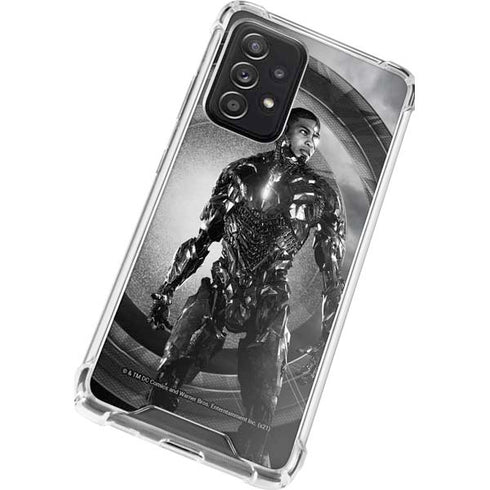 The Justice League (2017) Cyborg Poster Galaxy A52 5G Clear Case