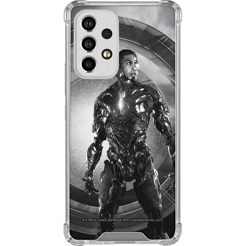 The Justice League (2017) Cyborg Poster Galaxy A53 5G Clear Case