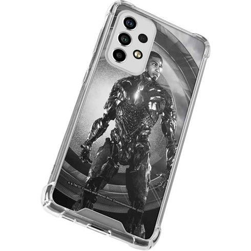 The Justice League (2017) Cyborg Poster Galaxy A53 5G Clear Case