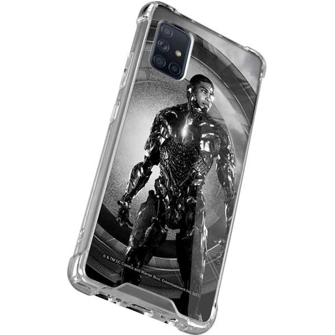 The Justice League (2017) Cyborg Poster Galaxy A71 5G Clear Case