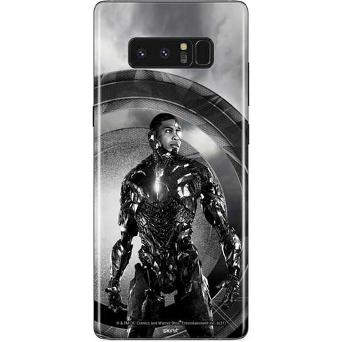 The Justice League (2017) Cyborg Poster Galaxy Note 8 Skin