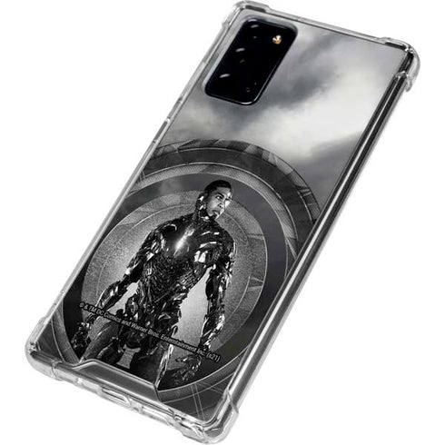 The Justice League (2017) Cyborg Poster Galaxy Note20 5G Clear Case