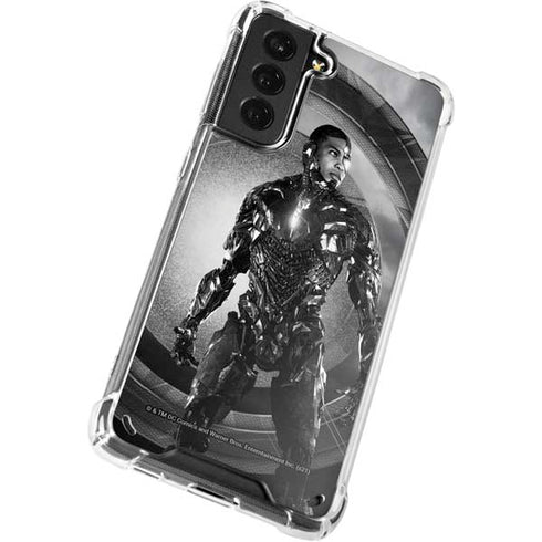 The Justice League (2017) Cyborg Poster Galaxy S21 5G Clear Case