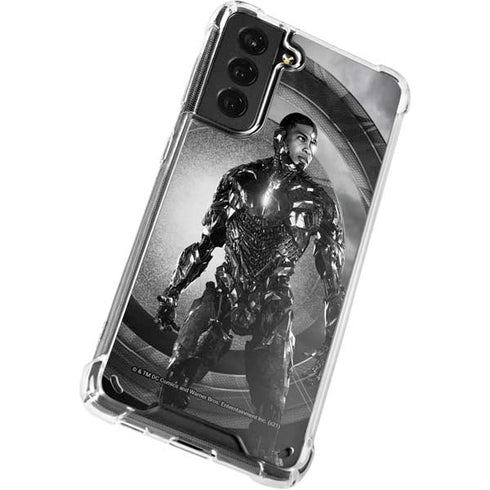 The Justice League (2017) Cyborg Poster Galaxy S21 Plus 5G Clear Case