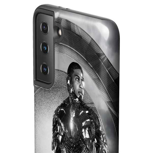 The Justice League (2017) Cyborg Poster Galaxy S21 Plus 5G Pro Case