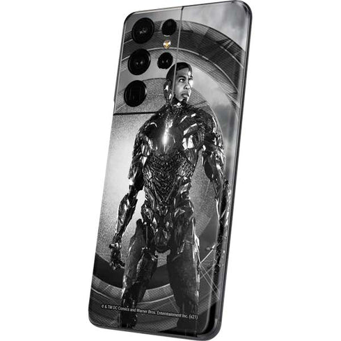 The Justice League (2017) Cyborg Poster Galaxy S21 Ultra 5G Skin