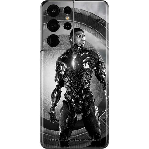 The Justice League (2017) Cyborg Poster Galaxy S21 Ultra 5G Skin