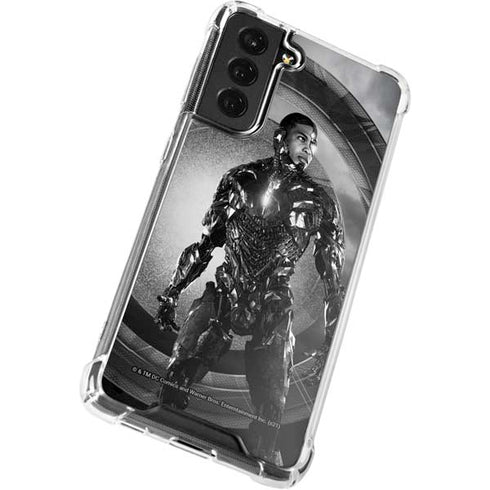 The Justice League (2017) Cyborg Poster Galaxy S22 Plus Clear Case