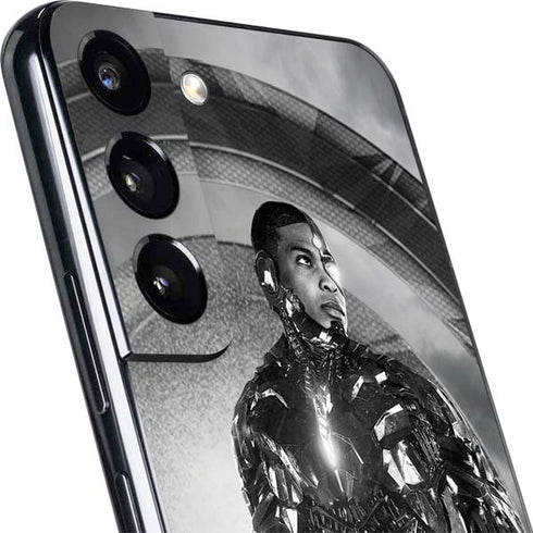 The Justice League (2017) Cyborg Poster Galaxy S22 Skin