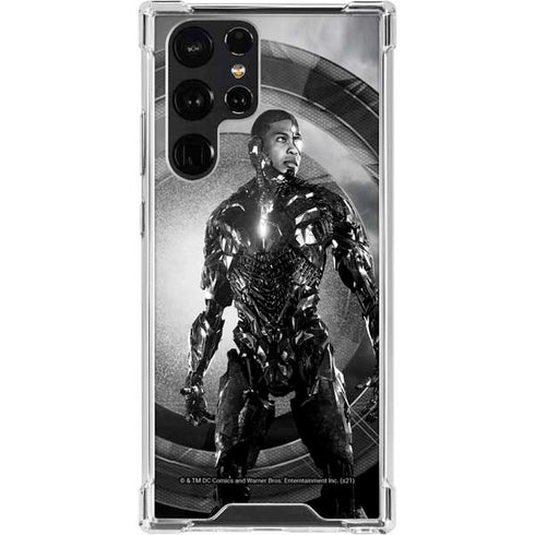 The Justice League (2017) Cyborg Poster Galaxy S22 Ultra Clear Case