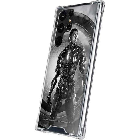 The Justice League (2017) Cyborg Poster Galaxy S22 Ultra Clear Case