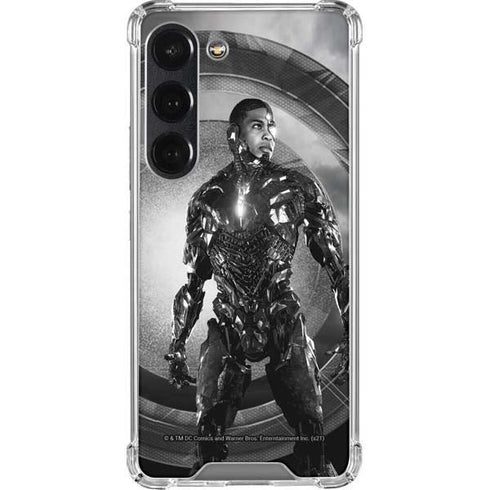 The Justice League (2017) Cyborg Poster Galaxy S23 Clear Case
