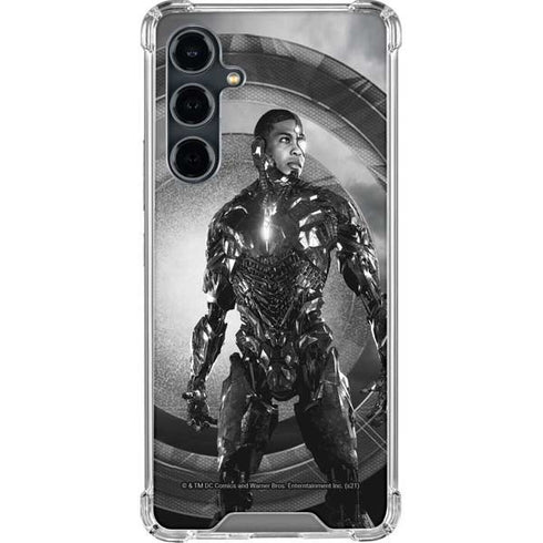 The Justice League (2017) Cyborg Poster Galaxy S23 FE Clear Case