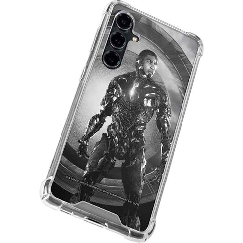 The Justice League (2017) Cyborg Poster Galaxy S23 FE Clear Case