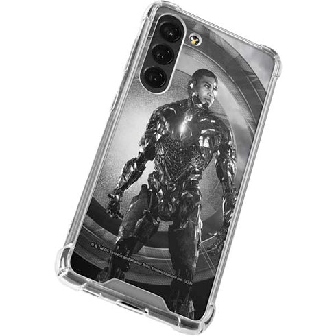 The Justice League (2017) Cyborg Poster Galaxy S23 Plus Clear Case