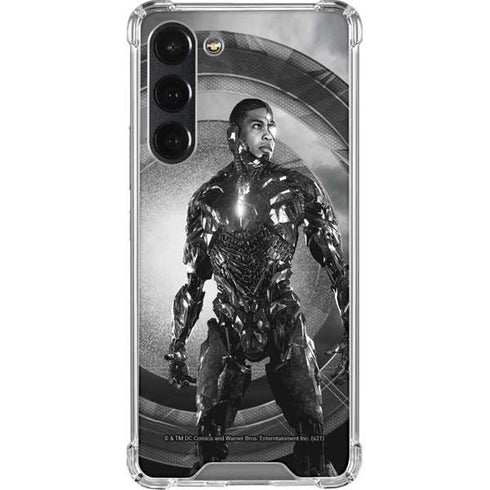 The Justice League (2017) Cyborg Poster Galaxy S23 Plus Clear Case