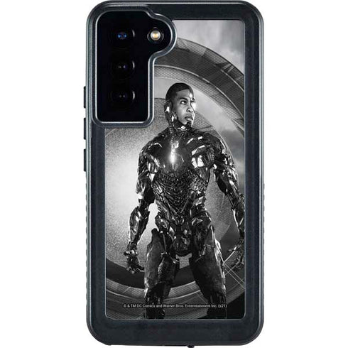 The Justice League (2017) Cyborg Poster Galaxy S23 Plus Waterproof Case